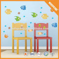 China supplier transparent epoxy fish wall stickers for washroom